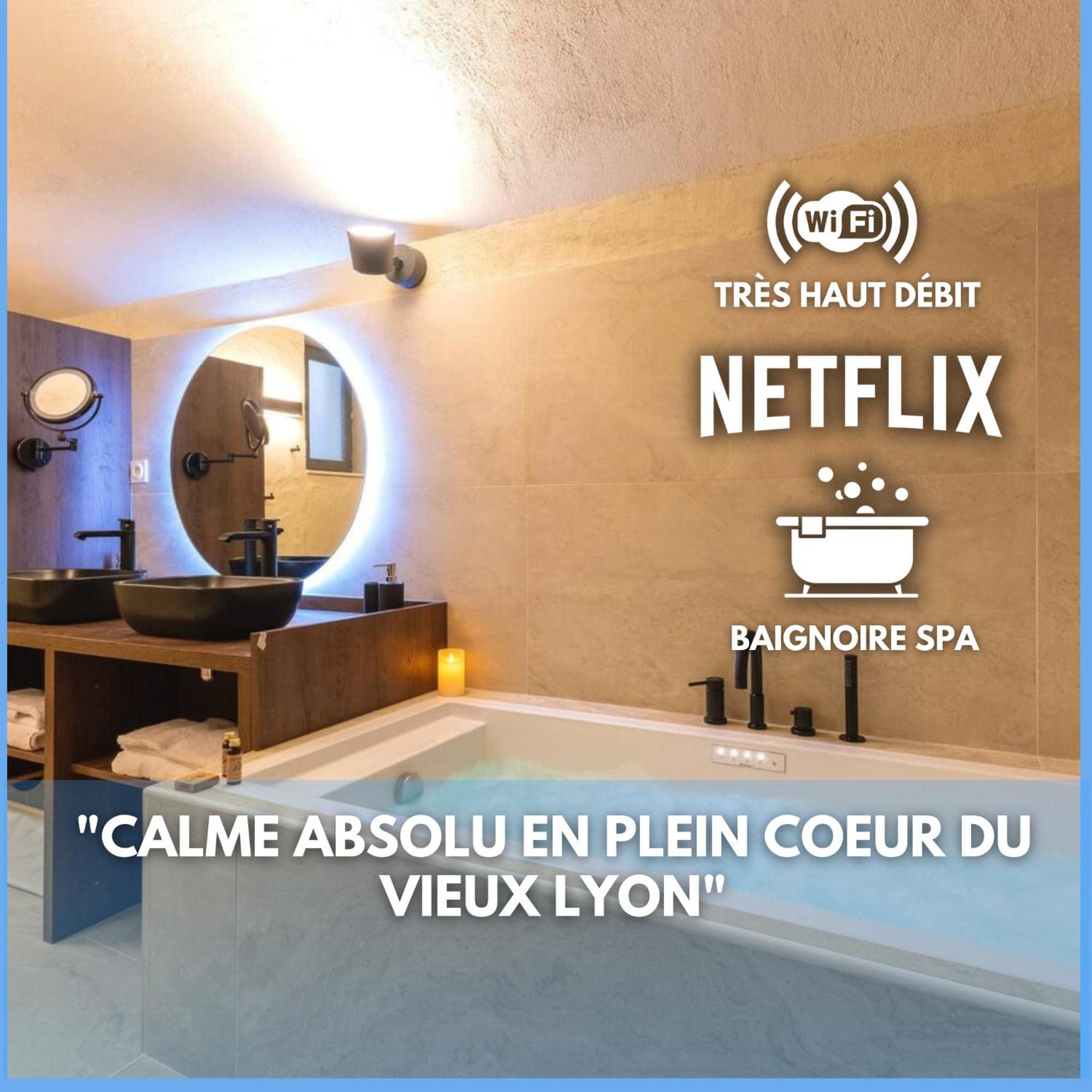 Cocoon Du Vieux Lyon - Luxury Apartment - Balneo Exterior photo